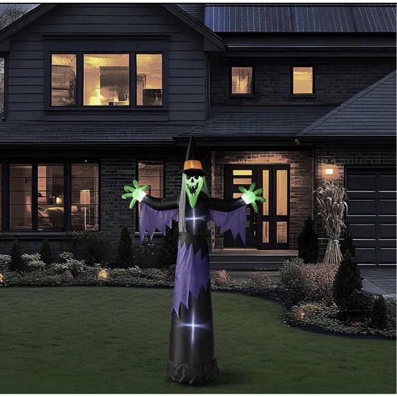 Celebrate Together Other - 10 ft Witch Halloween Inflatable Decor with LED Lights Indoor/Outdoor